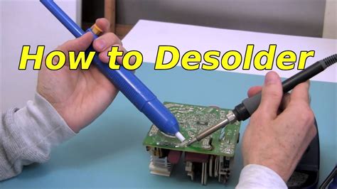 desoldering pump drawing|How To Desolder [Easy Method] .